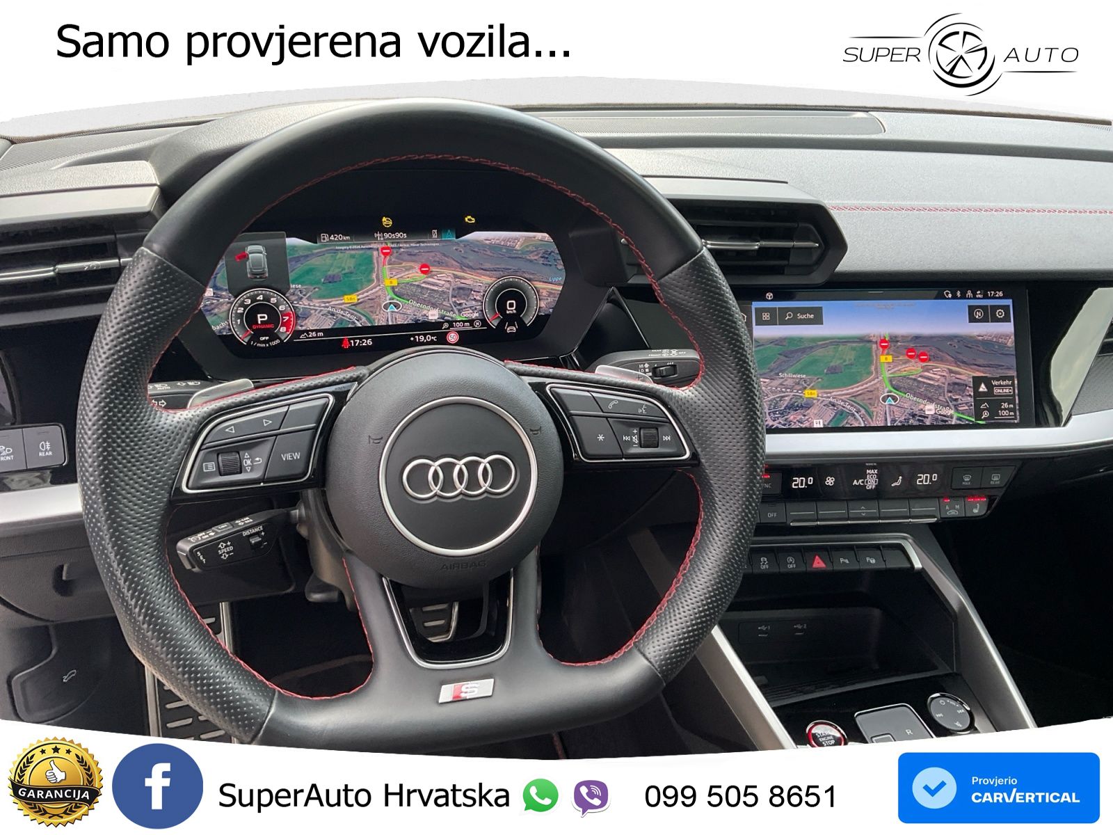 Audi S3 2.0 TFSI (310 KS) quattro S tronic S line MATRIX+GR SJED+KAM