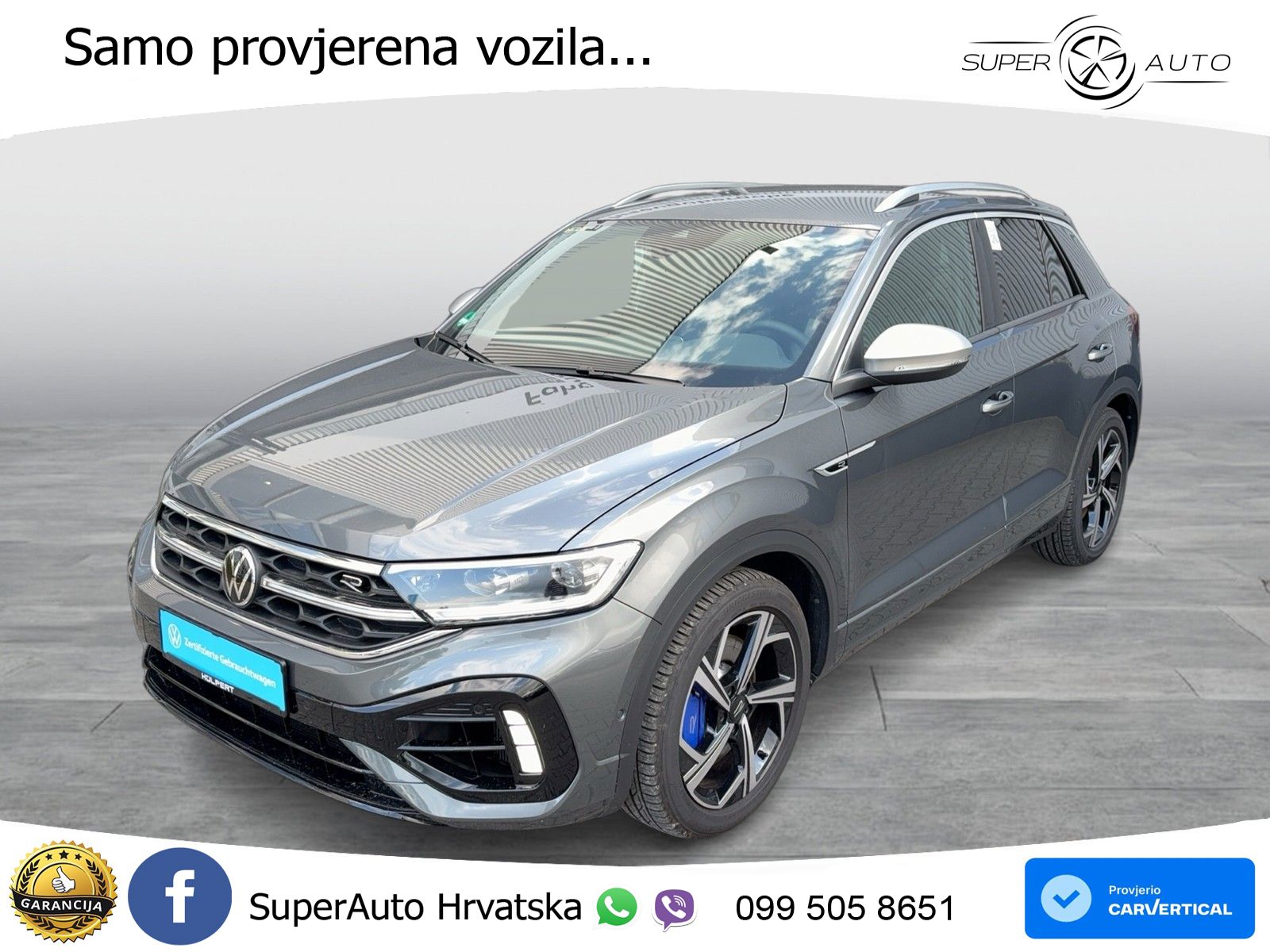 Volkswagen T-Roc I R 2.0 TSI (300 KS) OPF 4M DSG LED+GR SJED+ACC