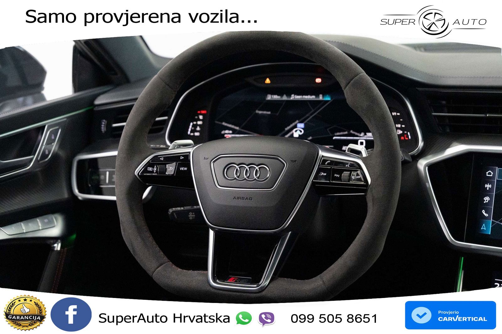 Audi RS7 4.0 TFSI V8 performance (630 KS) quattro tiptronic