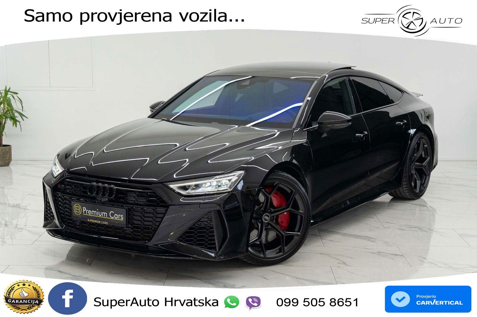 Audi RS7 4.0 TFSI V8 performance (630 KS) quattro tiptronic