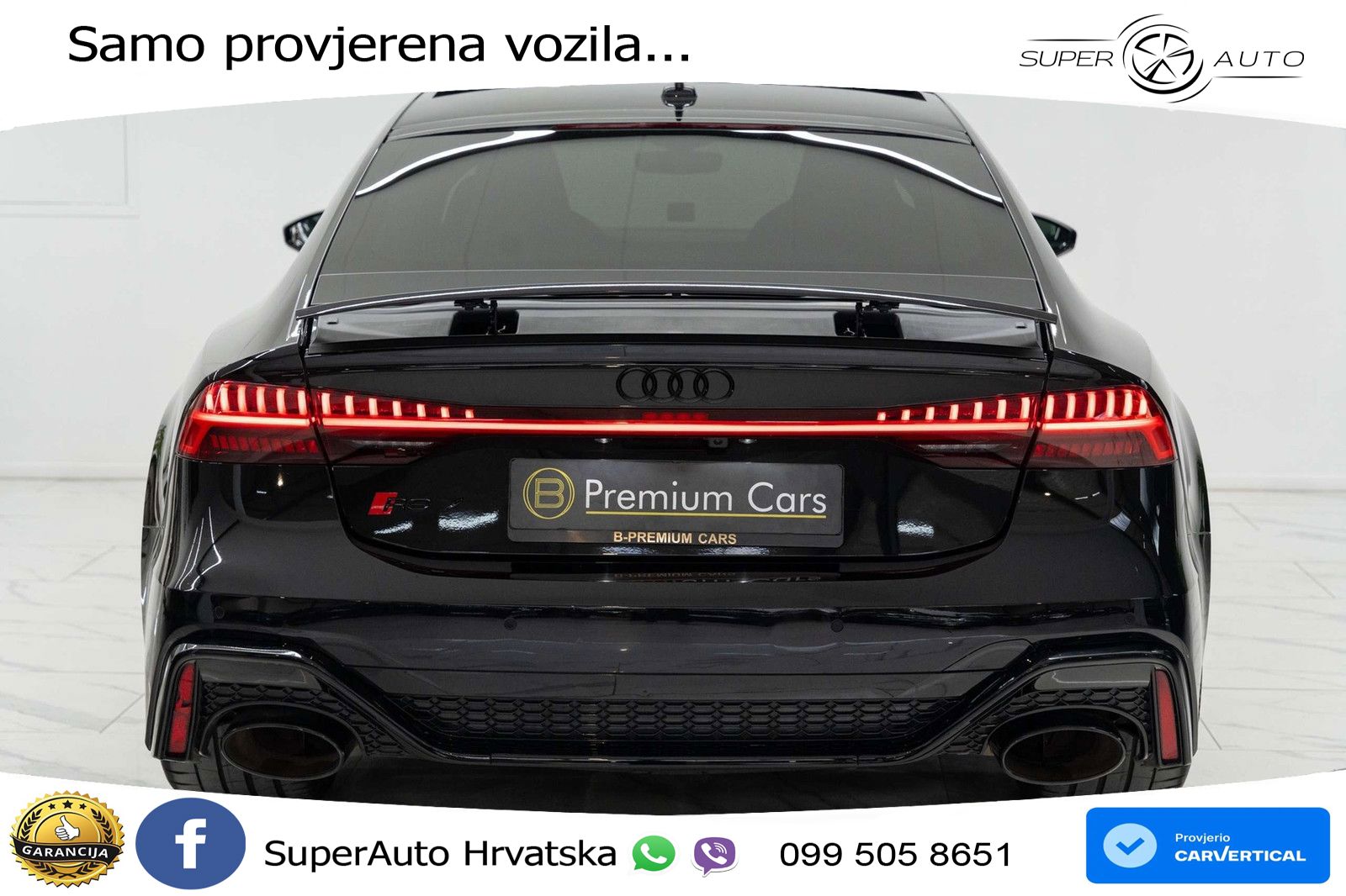 Audi RS7 4.0 TFSI V8 performance (630 KS) quattro tiptronic