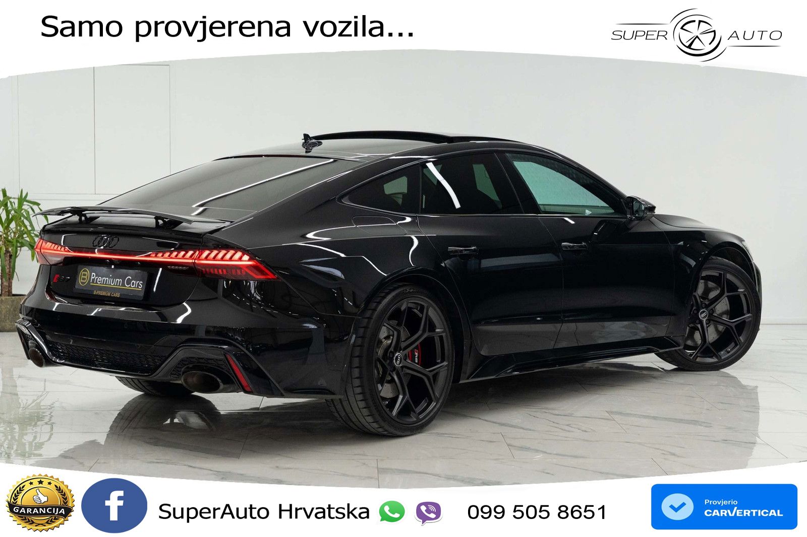 Audi RS7 4.0 TFSI V8 performance (630 KS) quattro tiptronic