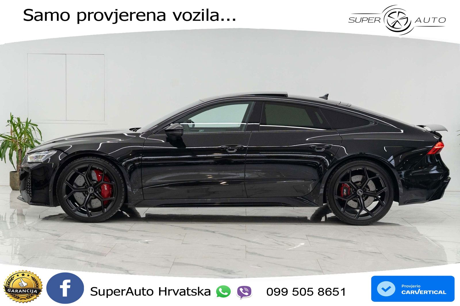 Audi RS7 4.0 TFSI V8 performance (630 KS) quattro tiptronic