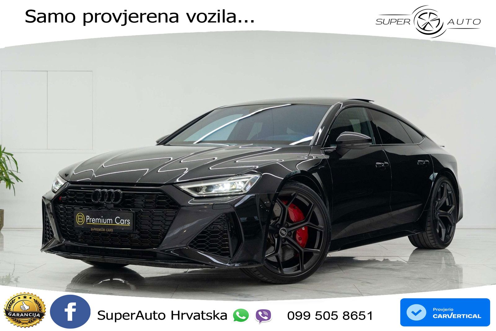 Audi RS7 4.0 TFSI V8 performance (630 KS) quattro tiptronic