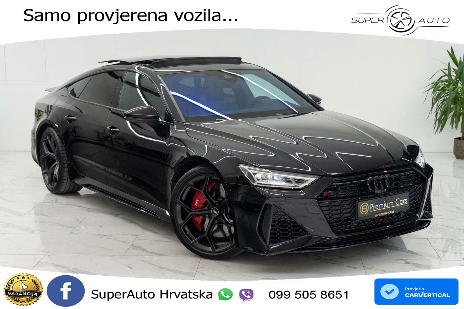 Audi RS7 4.0 TFSI V8 performance (630 KS) quattro tiptronic