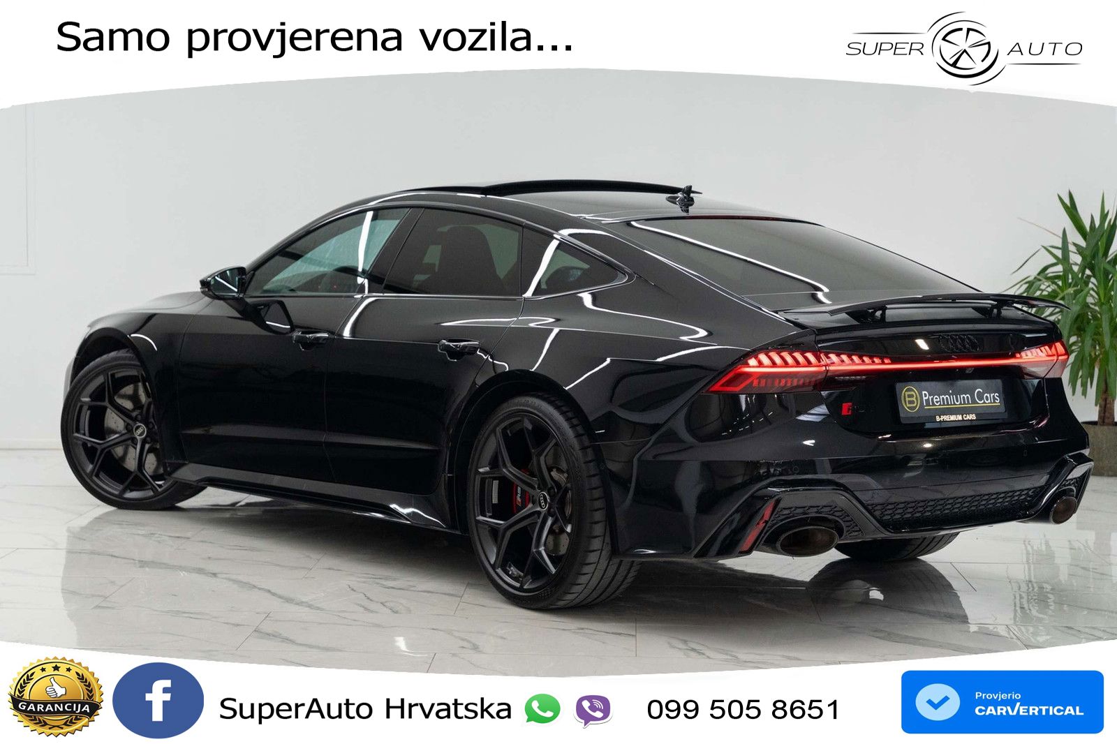 Audi RS7 4.0 TFSI V8 performance (630 KS) quattro tiptronic