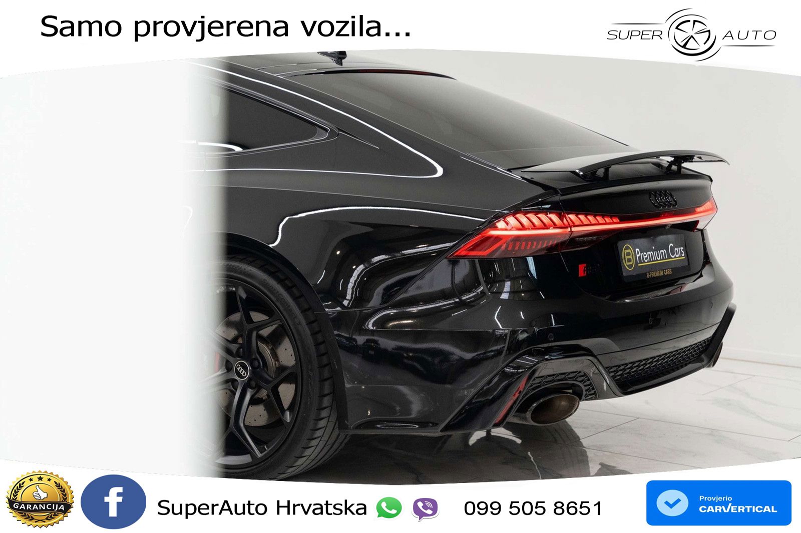 Audi RS7 4.0 TFSI V8 performance (630 KS) quattro tiptronic