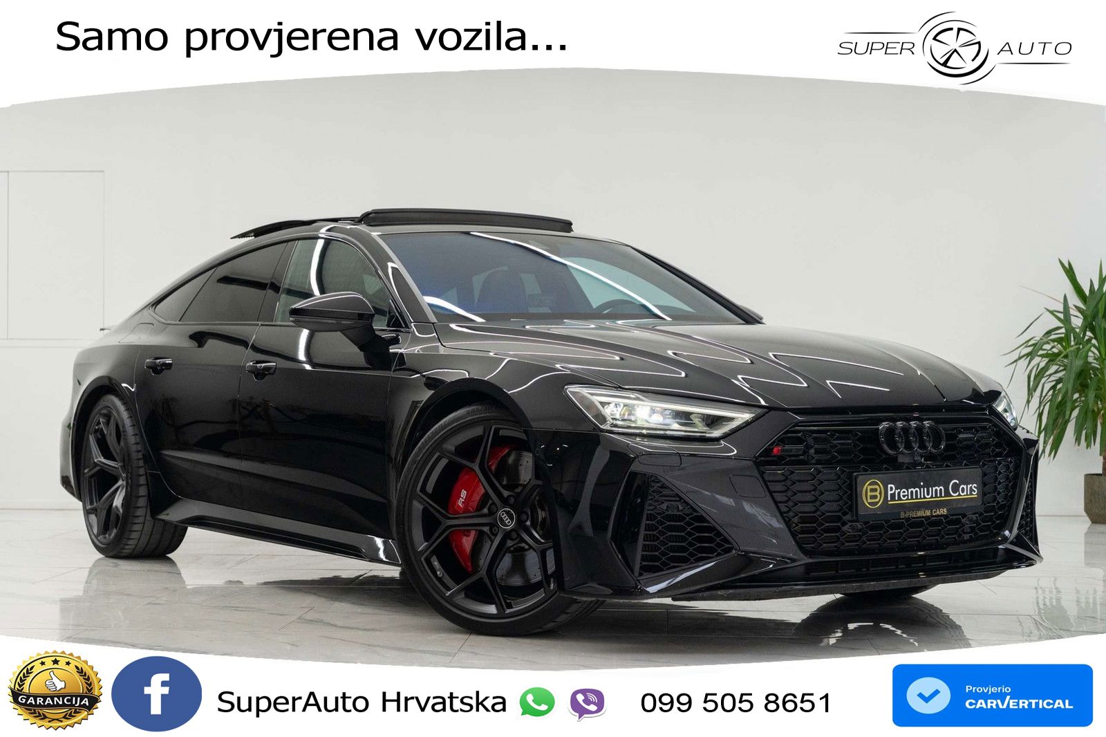 Audi RS7 4.0 TFSI V8 performance (630 KS) quattro tiptronic