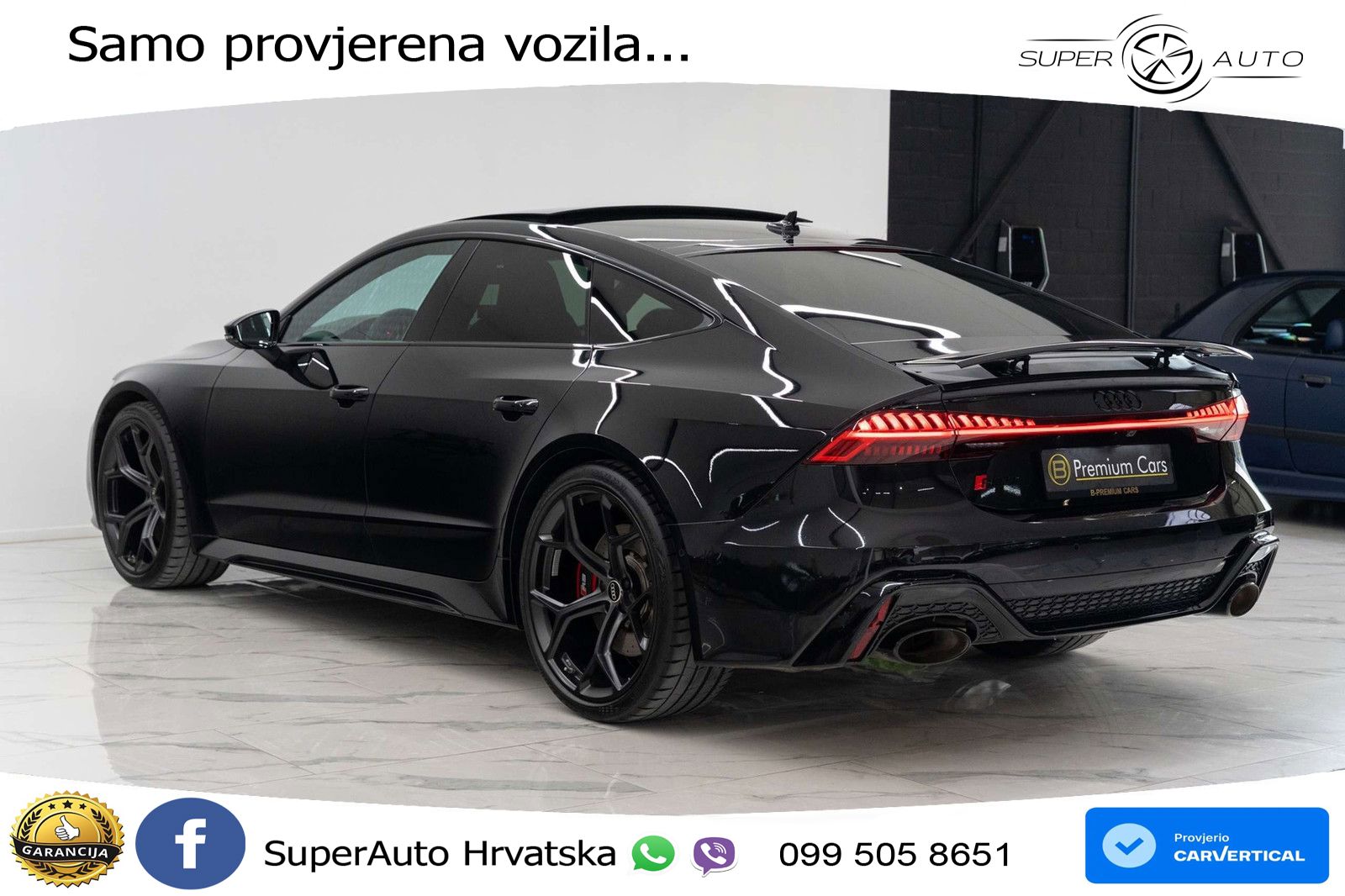 Audi RS7 4.0 TFSI V8 performance (630 KS) quattro tiptronic