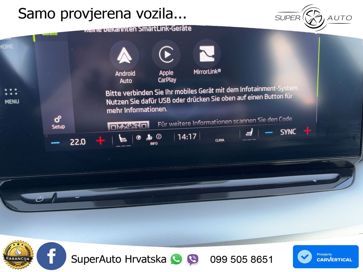Škoda Octavia Combi 1.5 TSI (150 KS) DSG LED+GR SJED+ACC
