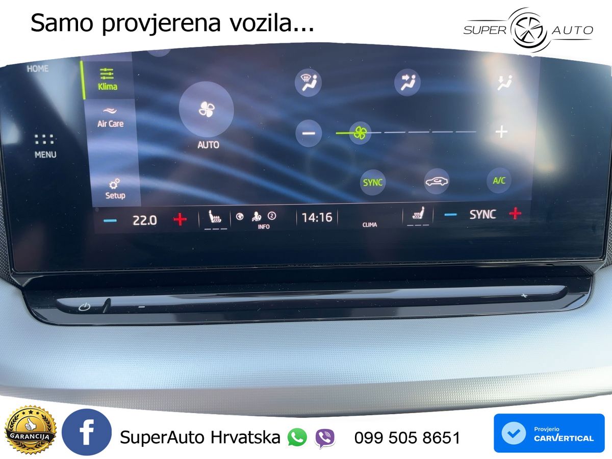 Škoda Octavia Combi 1.5 TSI (150 KS) DSG LED+GR SJED+ACC