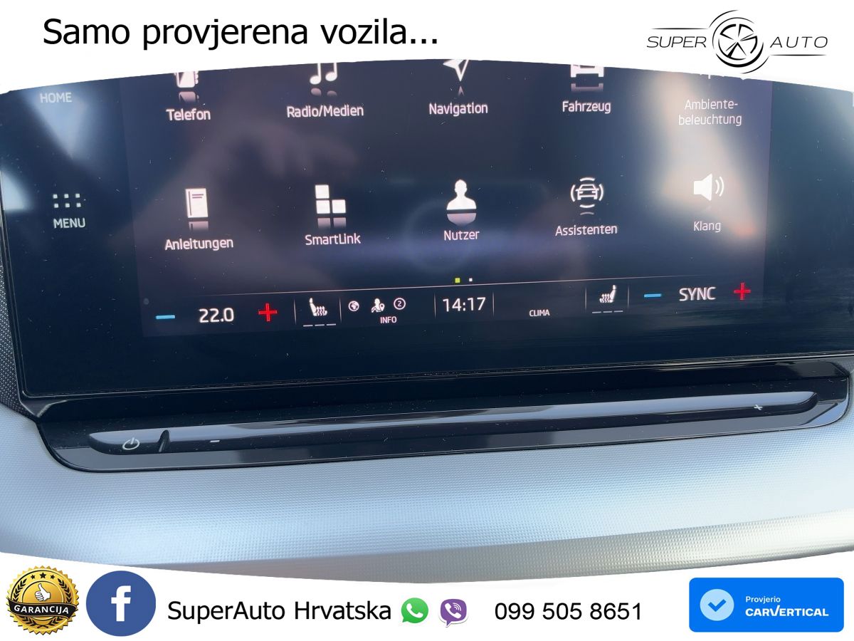 Škoda Octavia Combi 1.5 TSI (150 KS) DSG LED+GR SJED+ACC