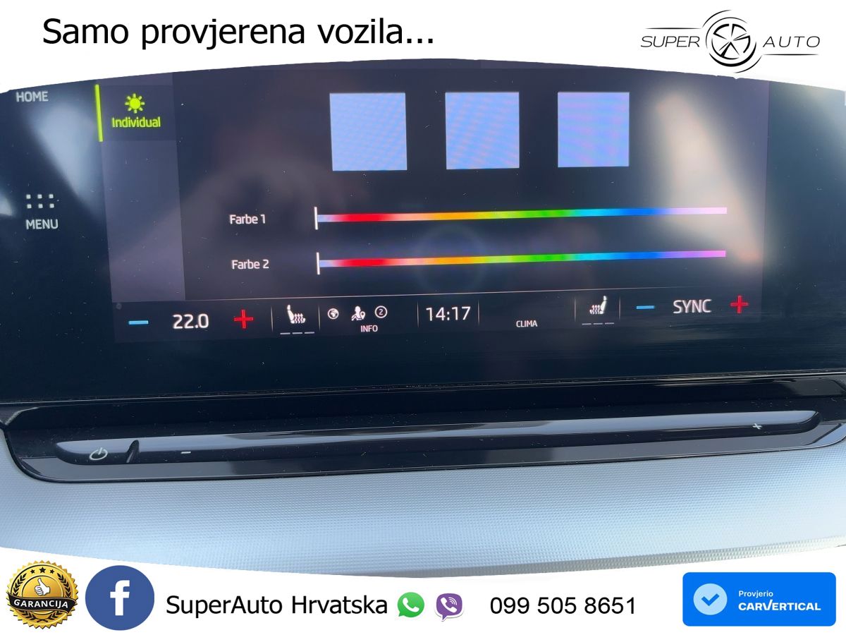 Škoda Octavia Combi 1.5 TSI (150 KS) DSG LED+GR SJED+ACC