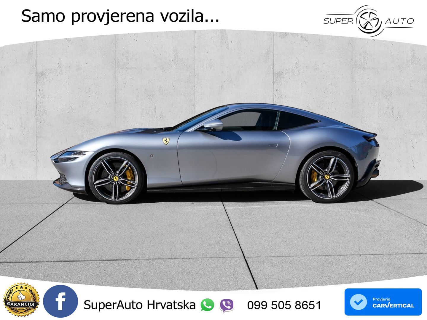 Ferrari Roma 3.9 V8 (620 KS) DCT MATRIX+GR SJED+KAM