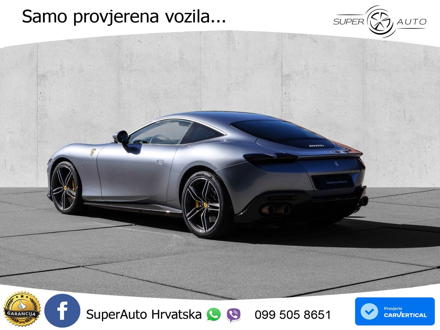 Ferrari Roma 3.9 V8 (620 KS) DCT MATRIX+GR SJED+KAM