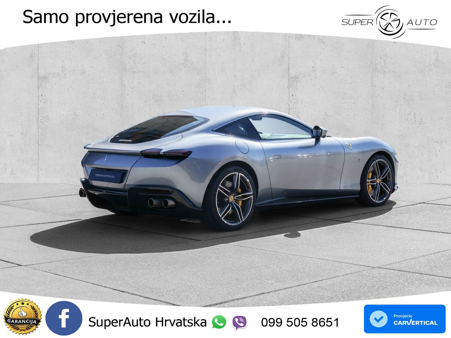 Ferrari Roma 3.9 V8 (620 KS) DCT MATRIX+GR SJED+KAM