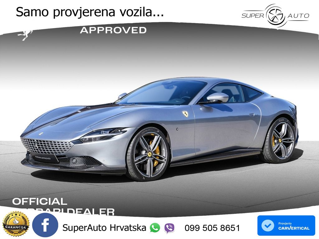 Ferrari Roma 3.9 V8 (620 KS) DCT MATRIX+GR SJED+KAM