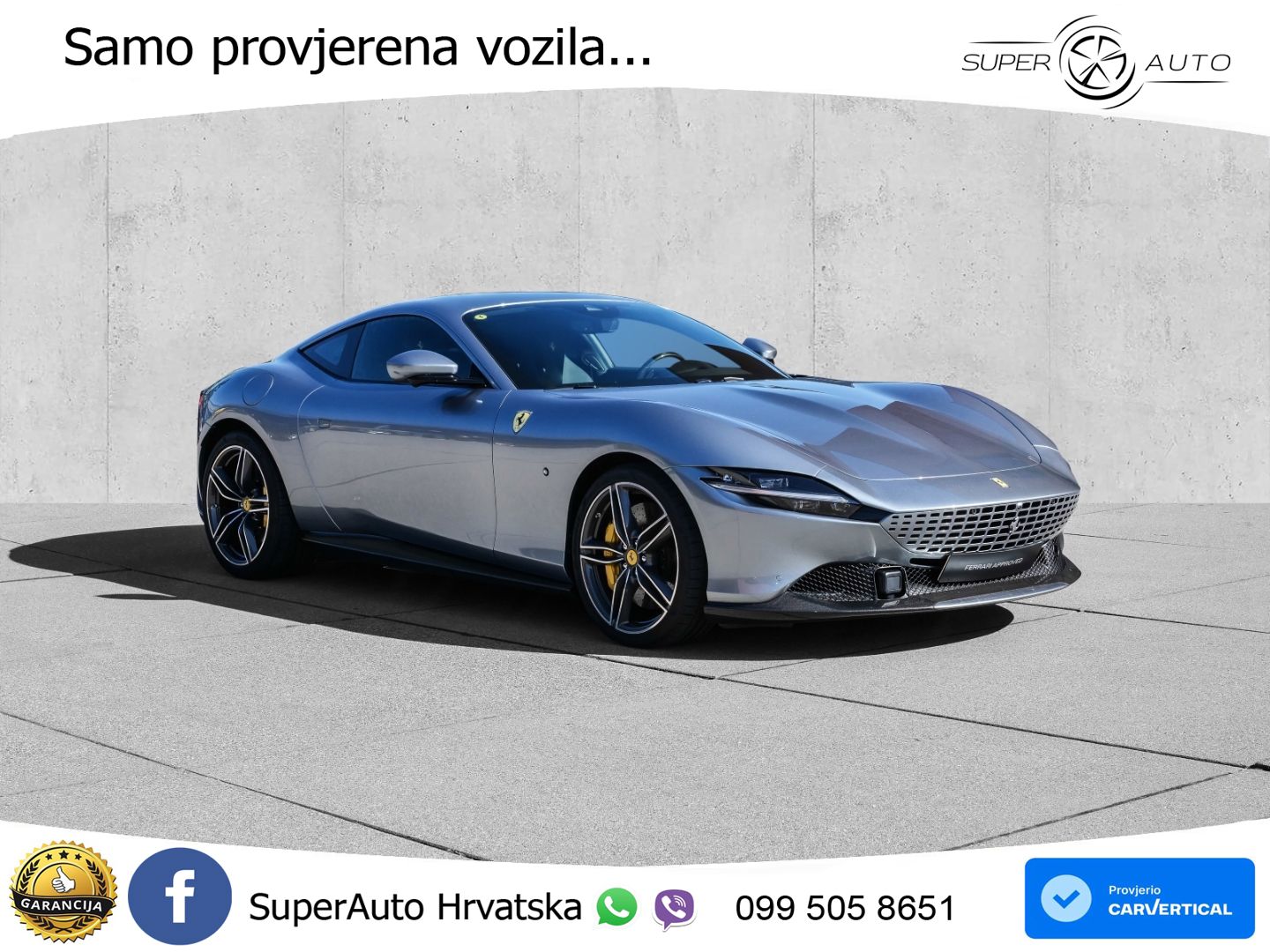 Ferrari Roma 3.9 V8 (620 KS) DCT MATRIX+GR SJED+KAM