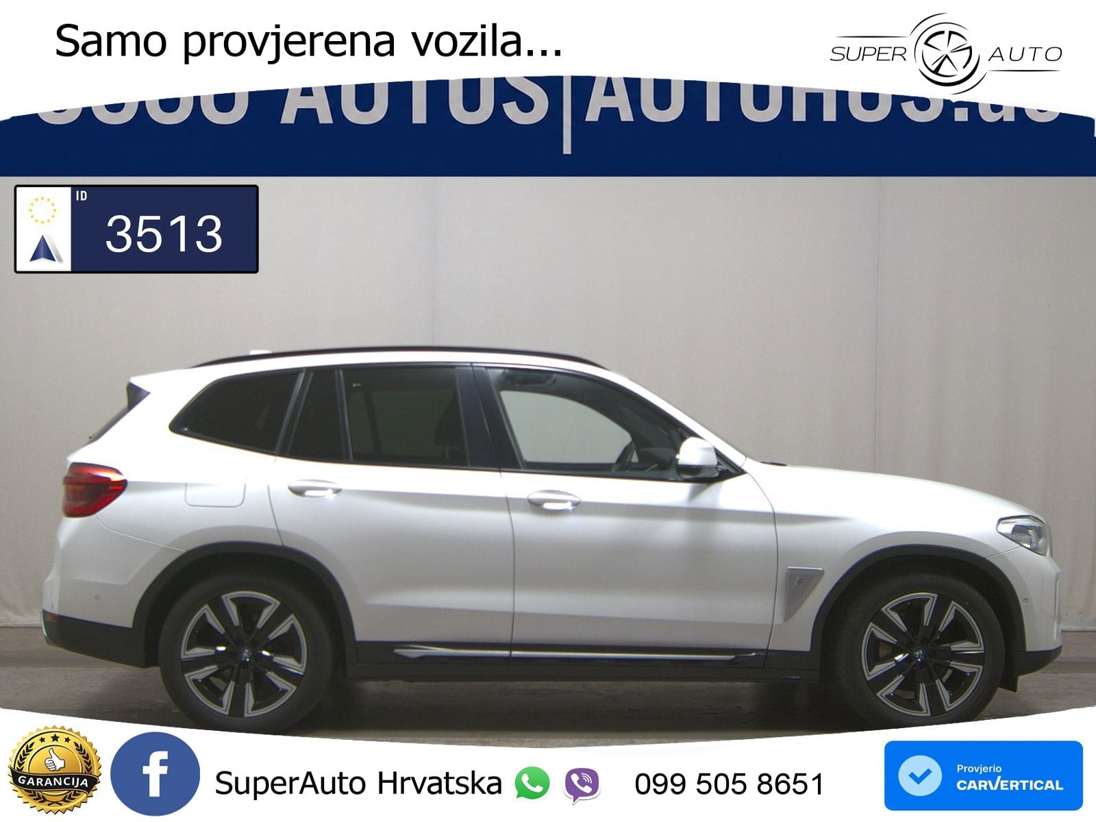 BMW iX3 80 kWh (286 KS) LED+GR SJED+ACC