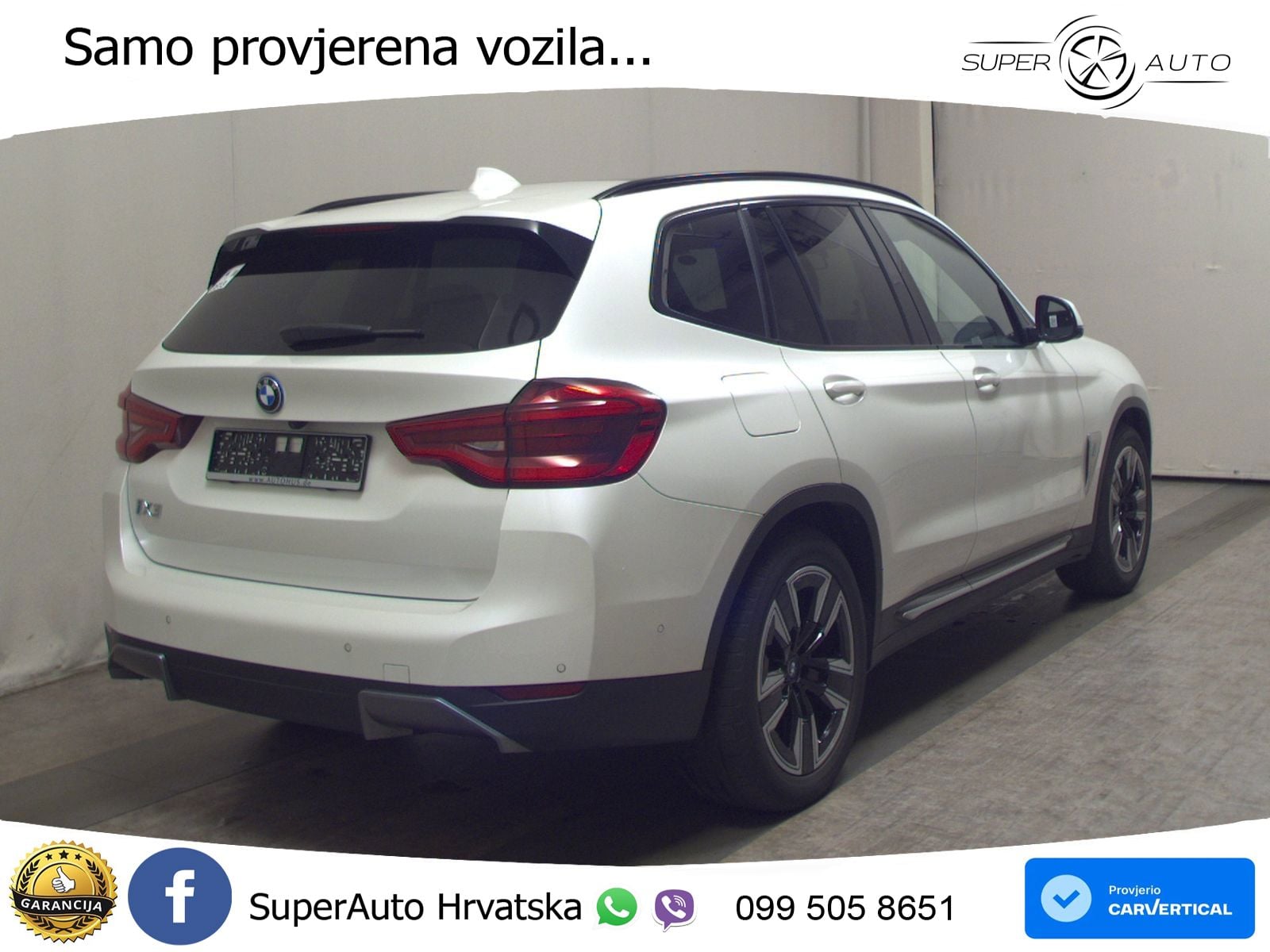 BMW iX3 80 kWh (286 KS) LED+GR SJED+ACC