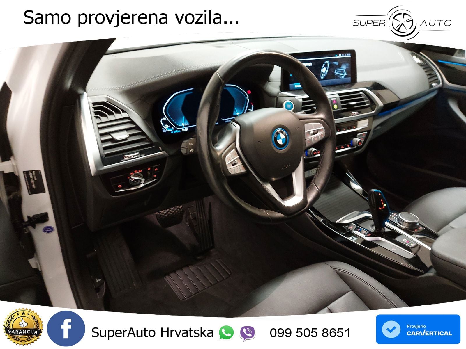 BMW iX3 80 kWh (286 KS) LED+GR SJED+ACC