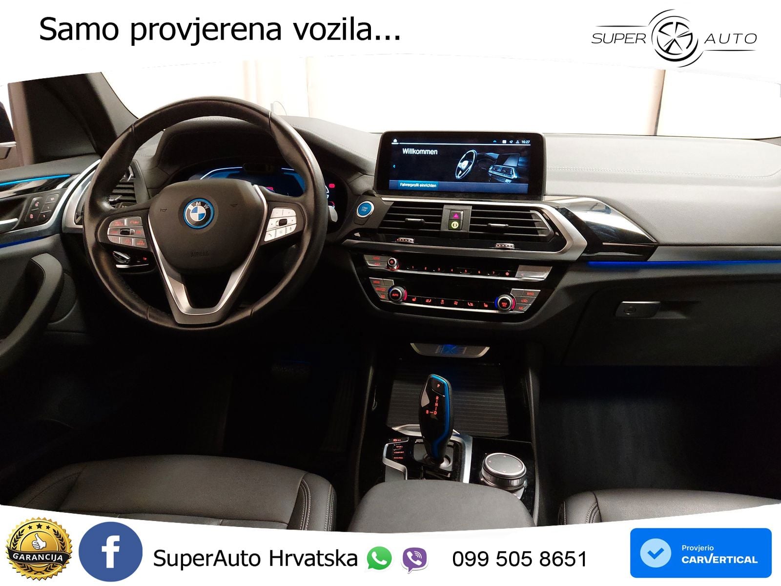 BMW iX3 80 kWh (286 KS) LED+GR SJED+ACC
