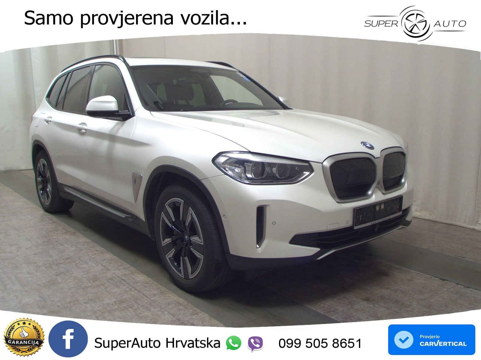 BMW iX3 80 kWh (286 KS) LED+GR SJED+ACC