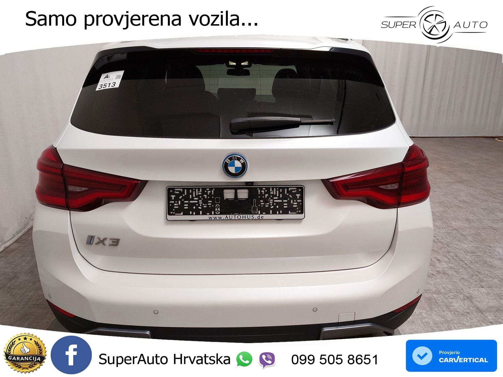 BMW iX3 80 kWh (286 KS) LED+GR SJED+ACC
