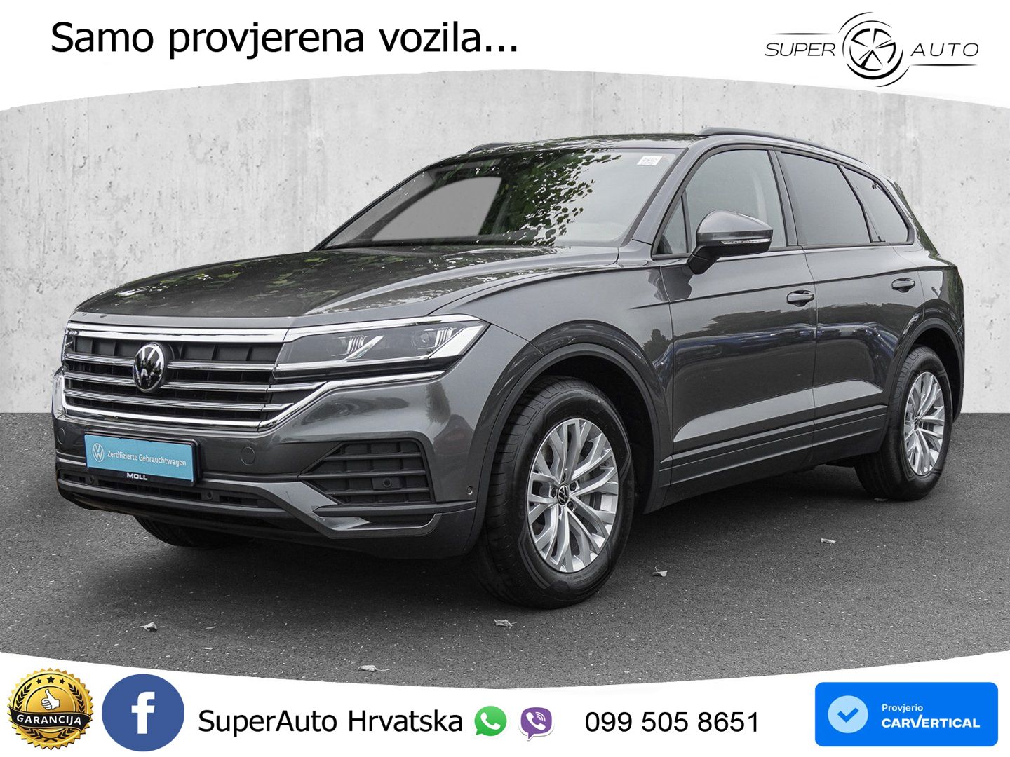 Volkswagen Touareg 3.0 V6 TDI (286 KS) 4MOTION Tiptronic ZRAČNI+ACC+GR SJED+KAM