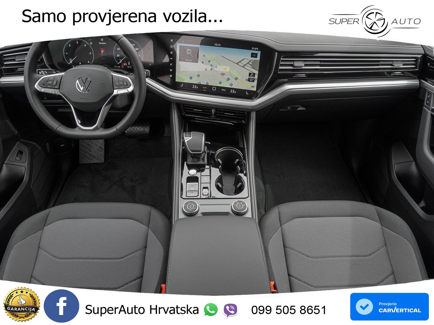 Volkswagen Touareg 3.0 V6 TDI (286 KS) 4MOTION Tiptronic ZRAČNI+ACC+GR SJED+KAM