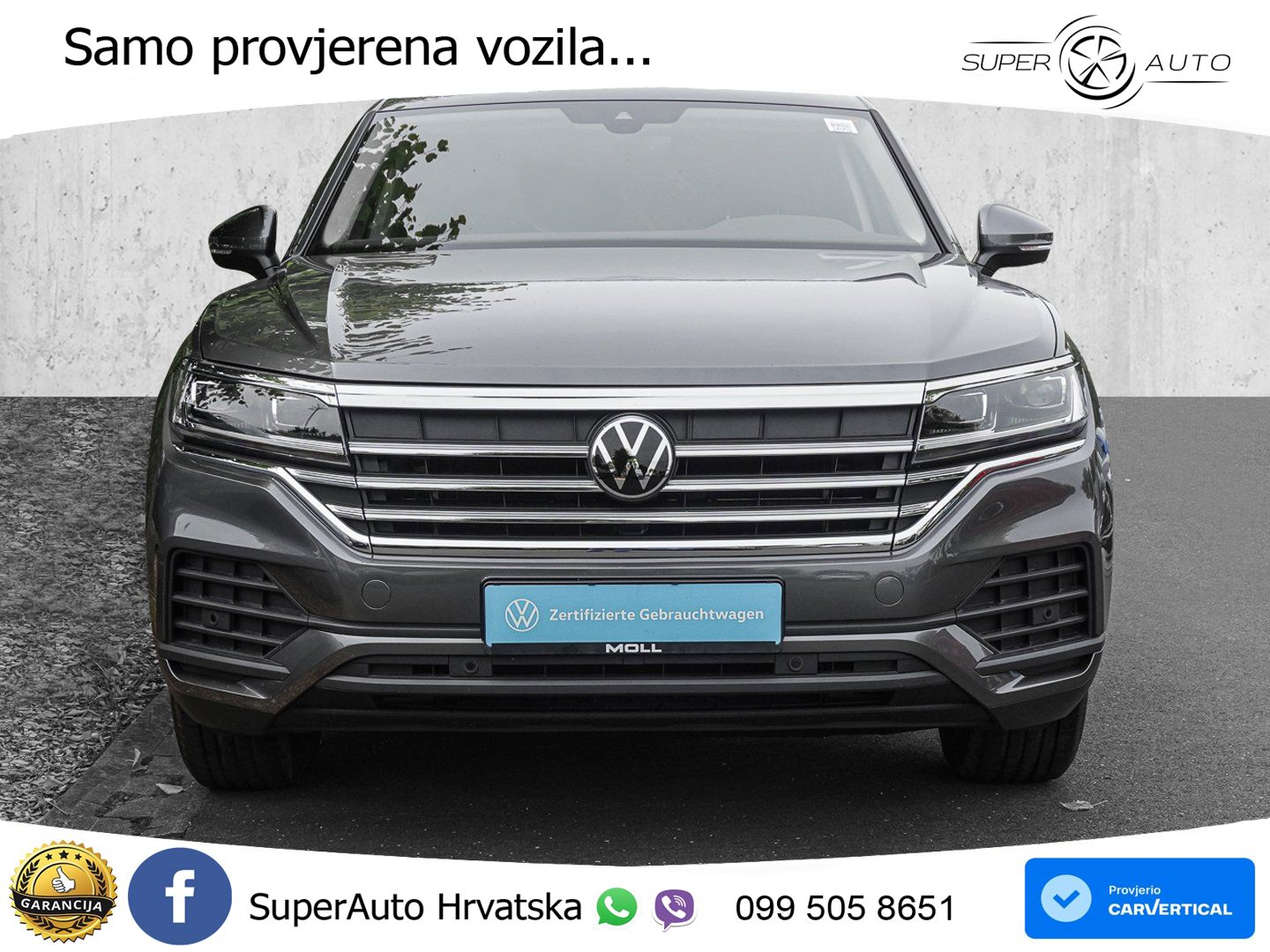 Volkswagen Touareg 3.0 V6 TDI (286 KS) 4MOTION Tiptronic ZRAČNI+ACC+GR SJED+KAM