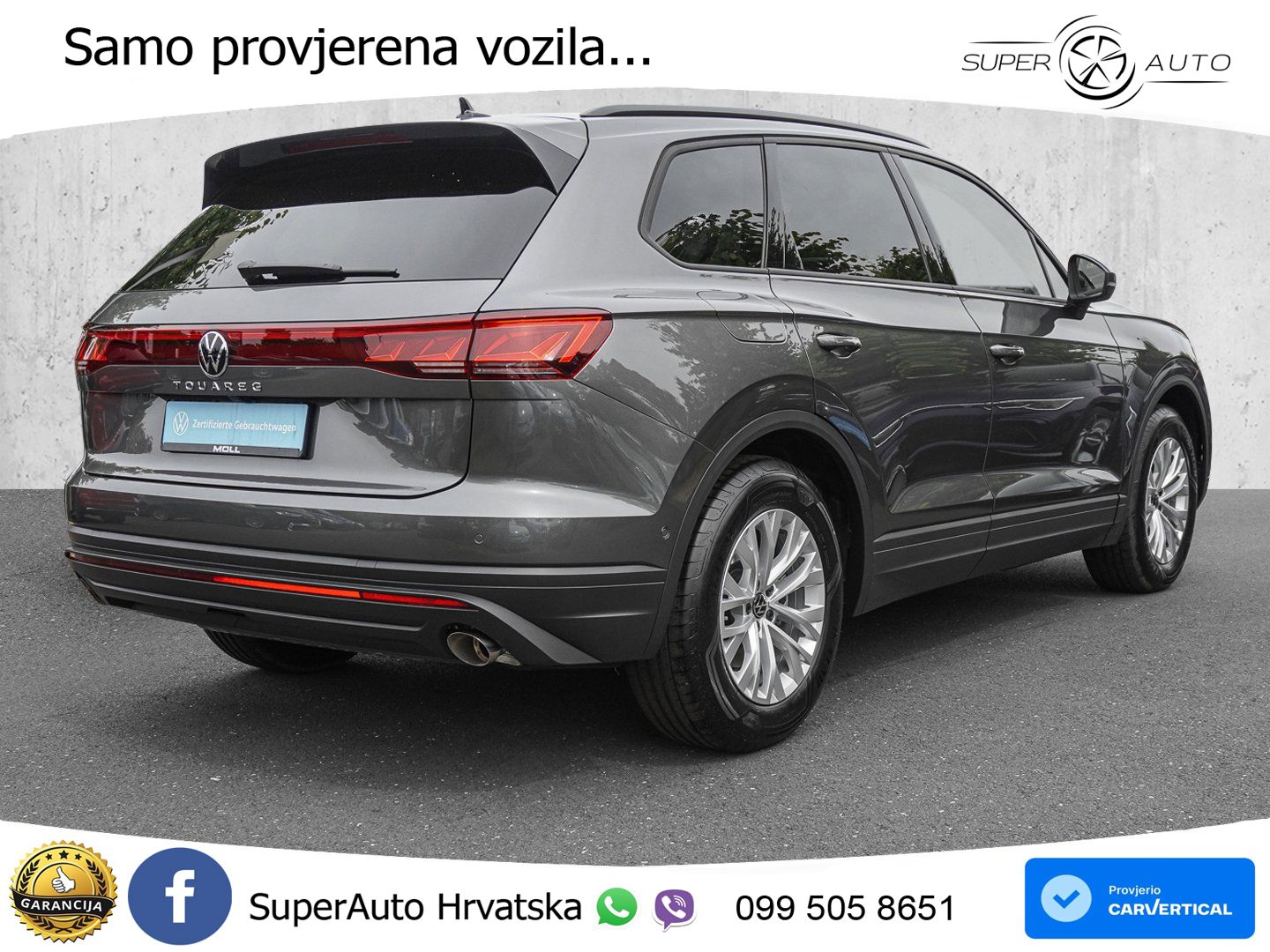 Volkswagen Touareg 3.0 V6 TDI (286 KS) 4MOTION Tiptronic ZRAČNI+ACC+GR SJED+KAM