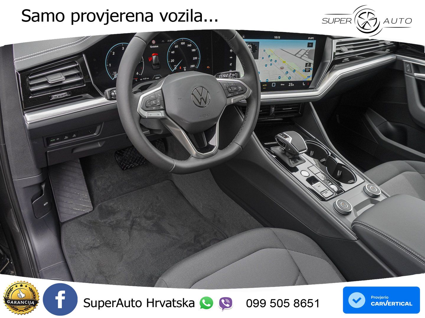 Volkswagen Touareg 3.0 V6 TDI (286 KS) 4MOTION Tiptronic ZRAČNI+ACC+GR SJED+KAM