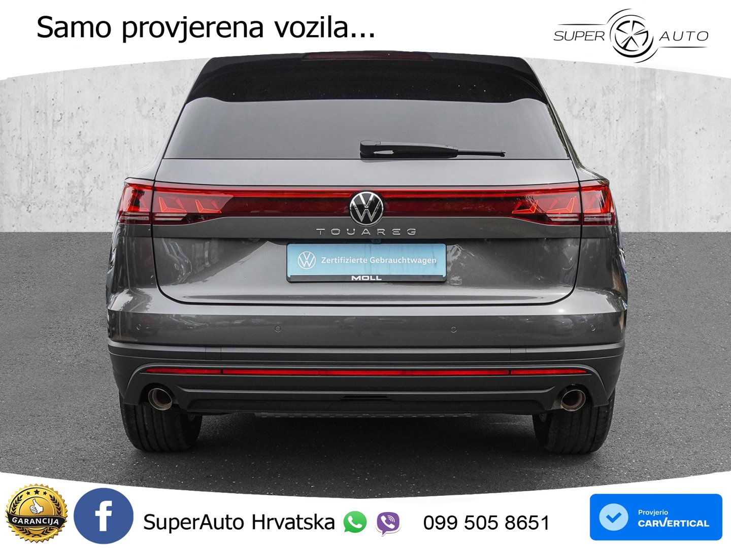 Volkswagen Touareg 3.0 V6 TDI (286 KS) 4MOTION Tiptronic ZRAČNI+ACC+GR SJED+KAM