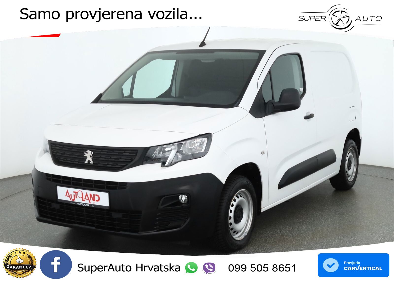 Peugeot Partner 1.6 Blue-HDi Premium L1 AHK PDC Klima 75 KS