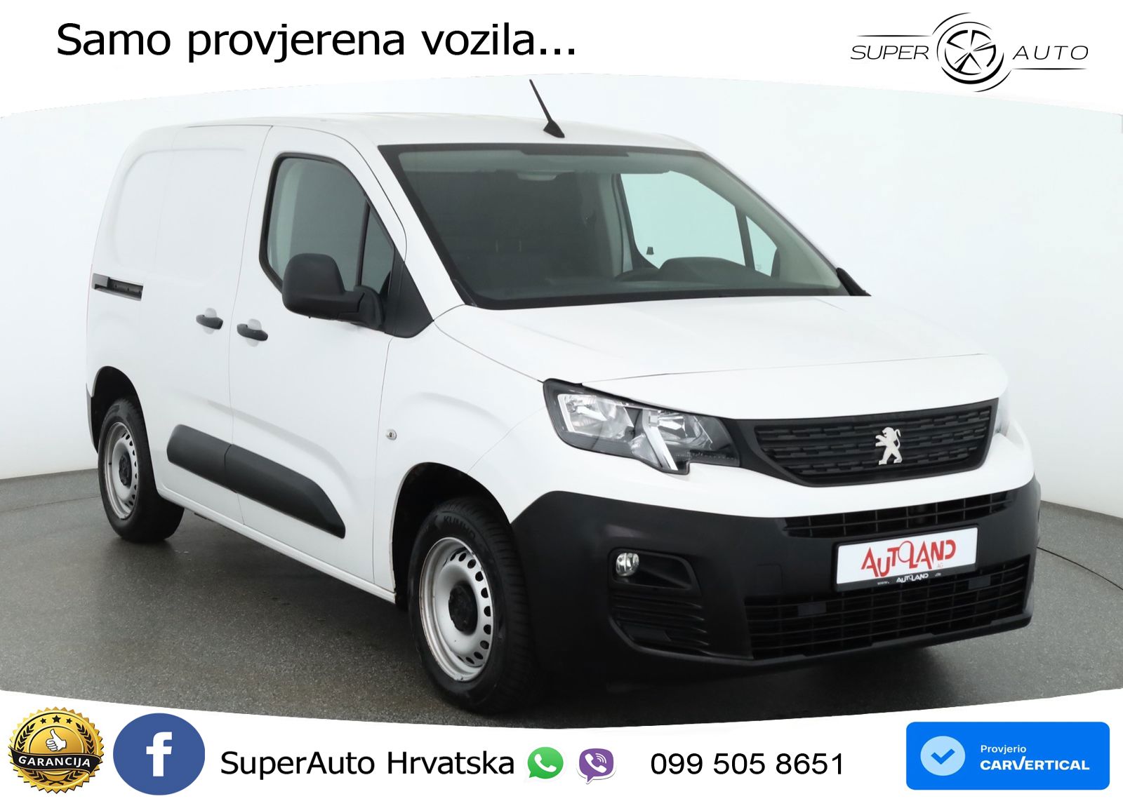 Peugeot Partner 1.6 Blue-HDi Premium L1 AHK PDC Klima 75 KS
