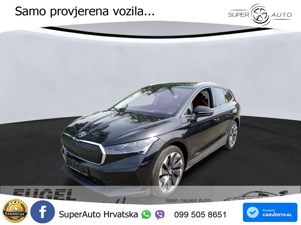 Škoda Enyaq iV 80 82 kWh (204 KS) ACC+HEAD+4xGR SJED+360+PANO