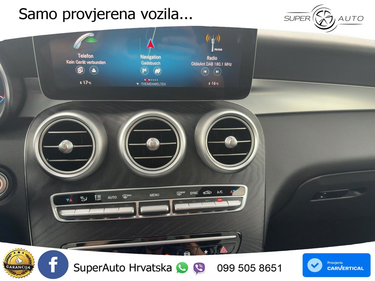Mercedes GLC 220d (194 KS) 4MATIC G-TRONIC AMG LED+GR SJED+ACC