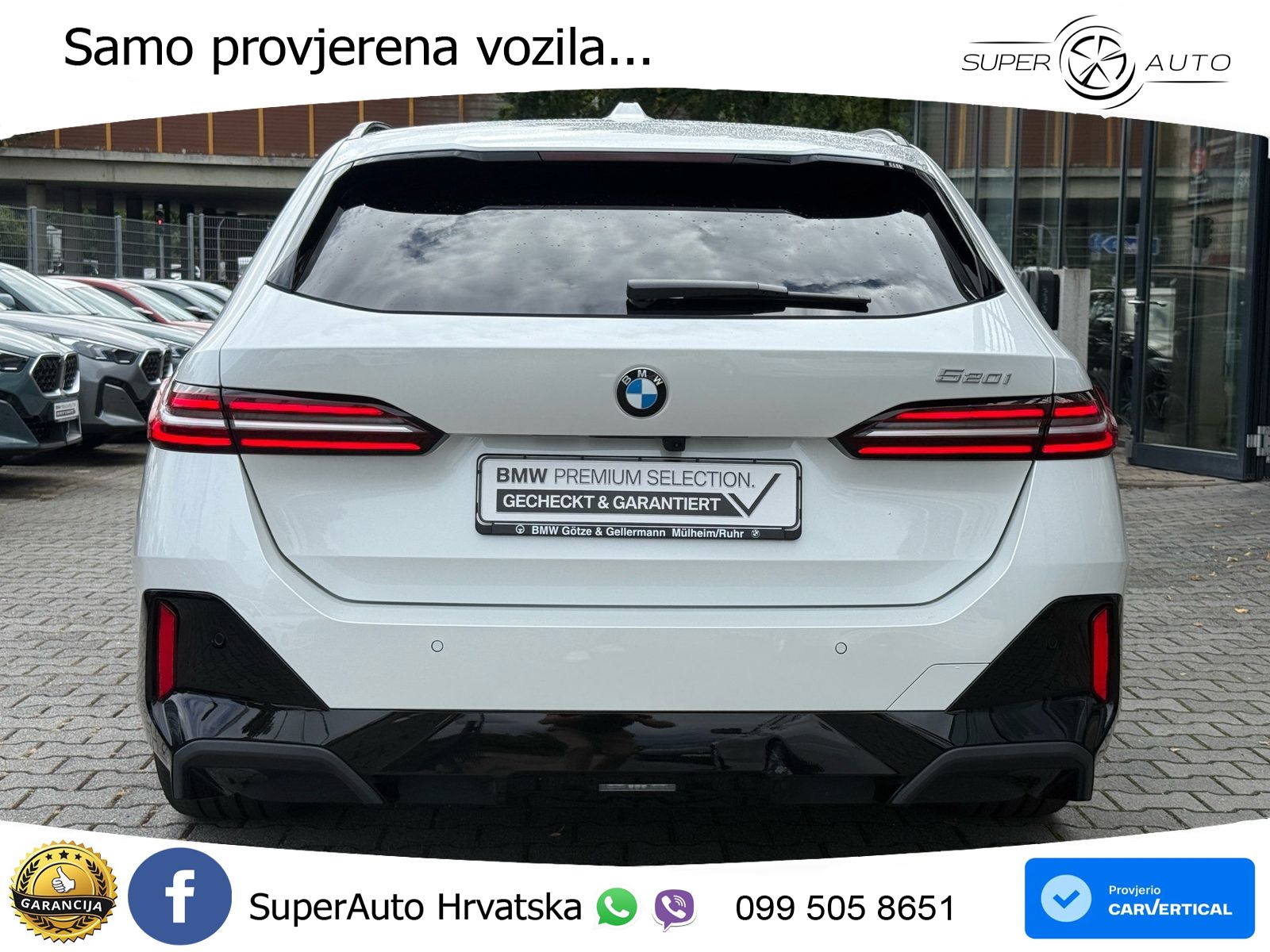 BMW 520i Touring (208 KS) Steptronic M Sport LED+GR SJED+ACC