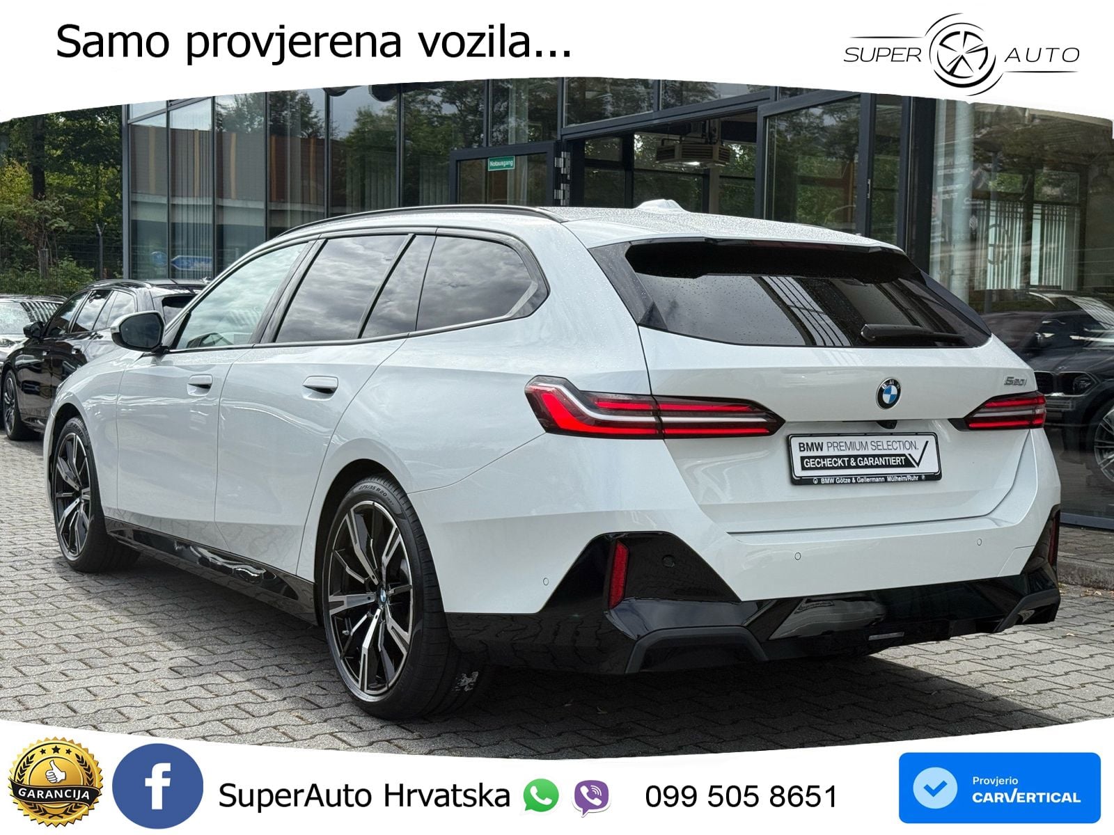 BMW 520i Touring (208 KS) Steptronic M Sport LED+GR SJED+ACC