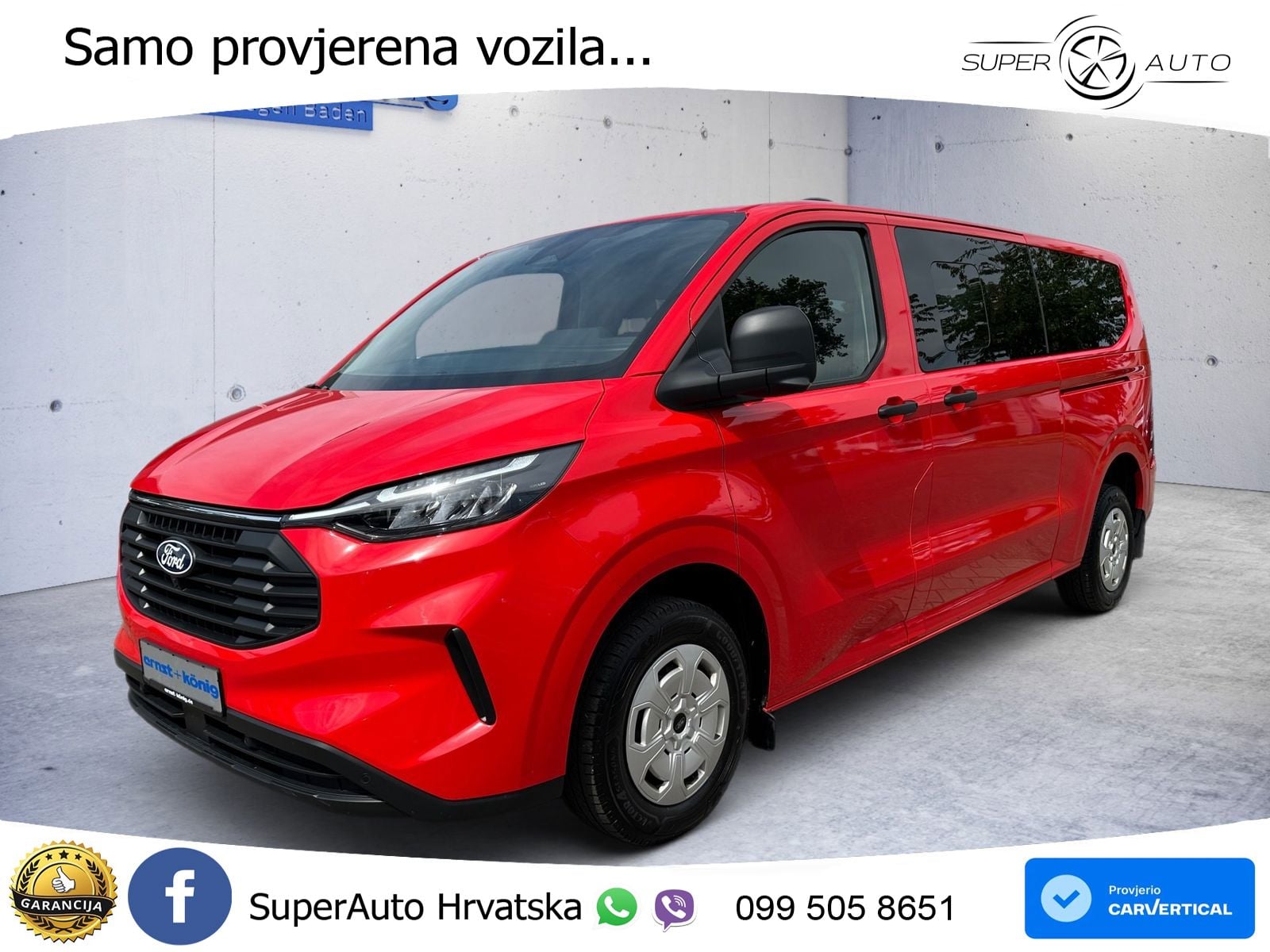 Ford Transit Custom 320 L2H1 PKW VA Trend Trend LED 150 KS