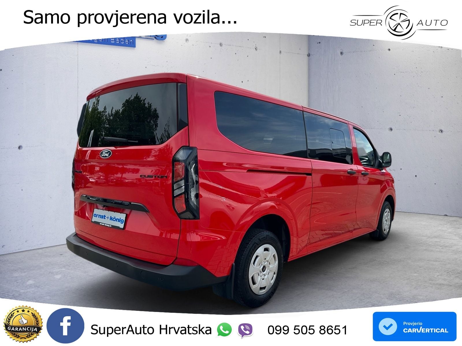 Ford Transit Custom 320 L2H1 PKW VA Trend Trend LED 150 KS