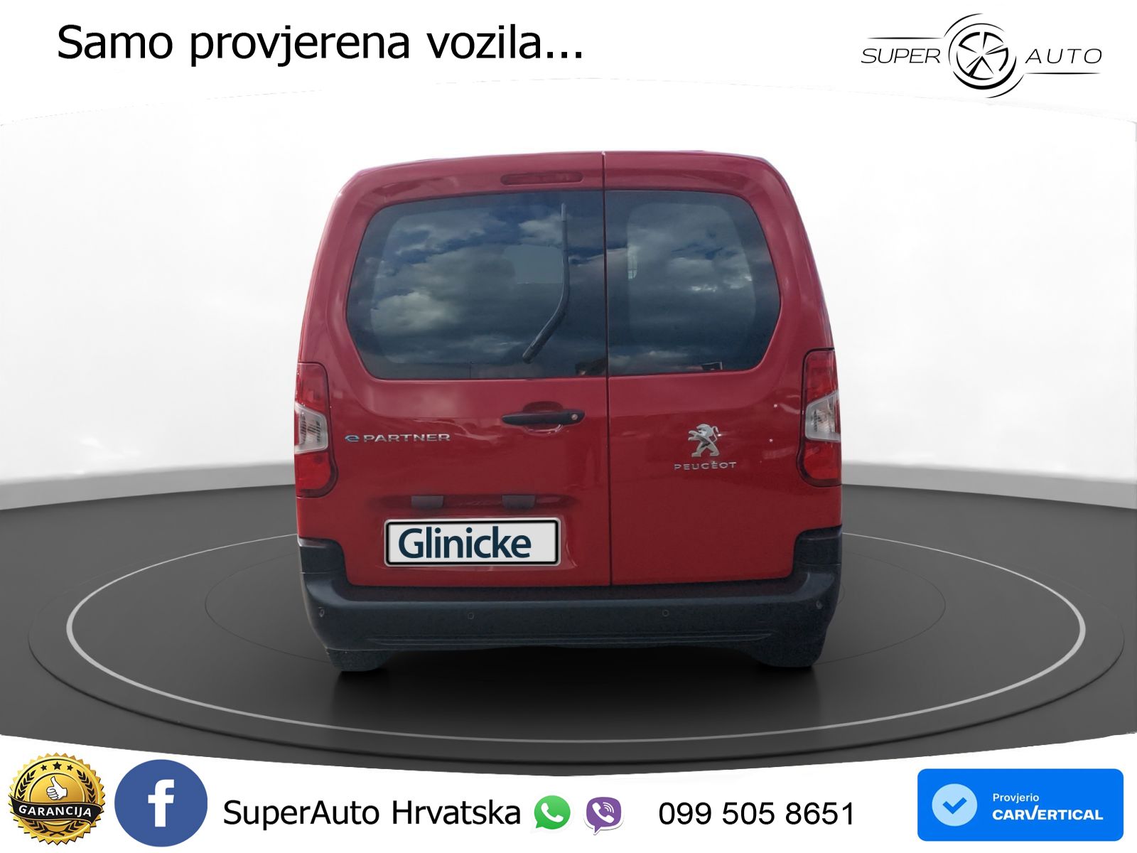 Peugeot Partner L2H1 Elektro 93,2% Premium Holzboden PDC 136 KS