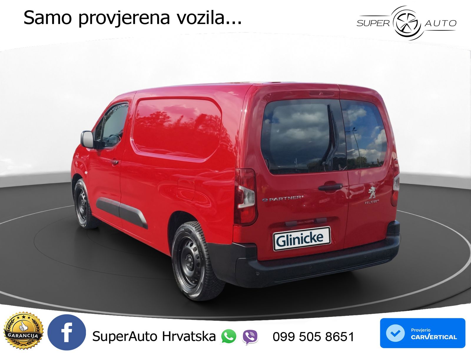 Peugeot Partner L2H1 Elektro 93,2% Premium Holzboden PDC 136 KS