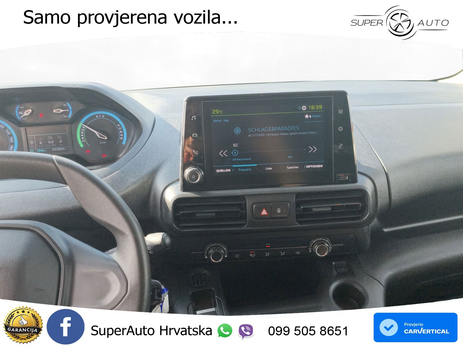 Peugeot Partner L2H1 Elektro 93,2% Premium Holzboden PDC 136 KS
