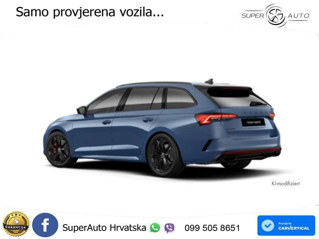 Škoda Octavia Combi RS 2.0 TSI (265 KS) DSG LED+GR SJED+ACC