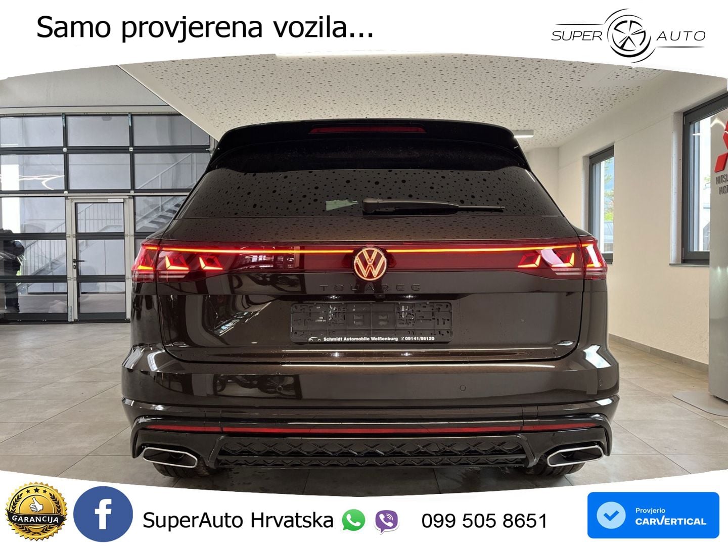 Volkswagen Touareg 3.0 V6 TDI (286 KS) 4MOTION Tiptronic R-Line ZRAČNI+ACC+GR SJED+KAM+PANO