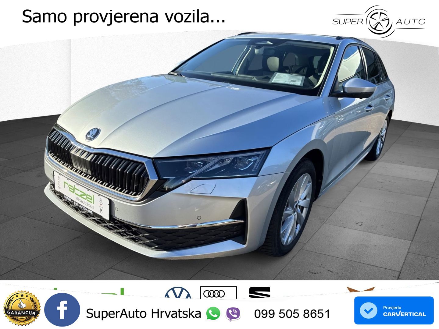 Škoda Octavia Combi 2.0 TDI (150 KS) DSG Selection LED+GR SJED+ACC