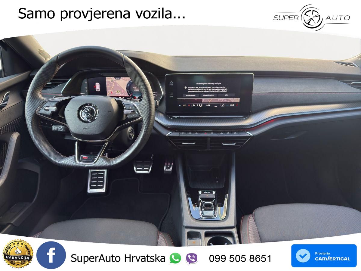 Škoda Octavia Combi RS 2.0 TDI (200 KS) 4x4 DSG LED+GR SJED+ACC