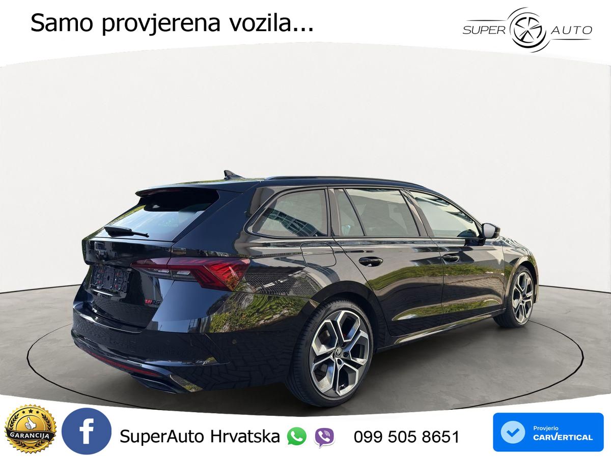 Škoda Octavia Combi RS 2.0 TDI (200 KS) 4x4 DSG LED+GR SJED+ACC